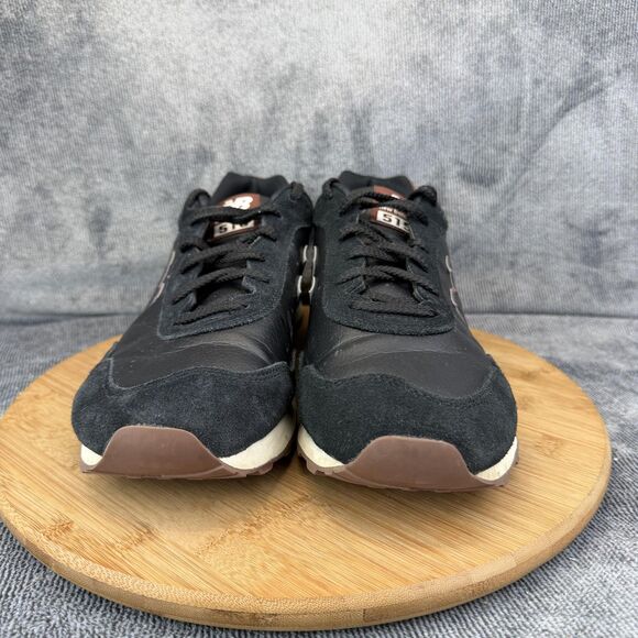 New Balance 515 Shoes Mens Size 11.5 D Black Leather Low Top Sneakers ML515ADB main image 5